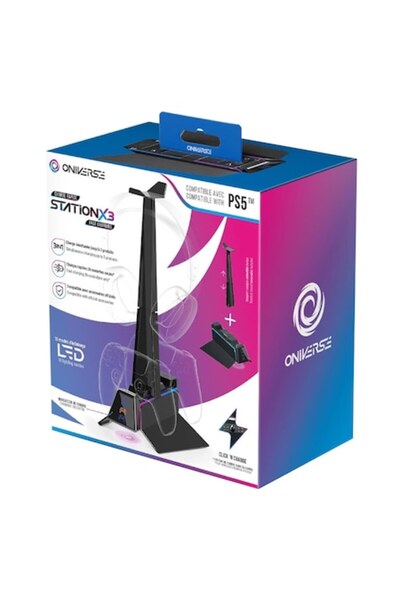 Oniverse Stație de încărcare X3, Oniverse, încărcător 3 în 1 cu suport pentru...