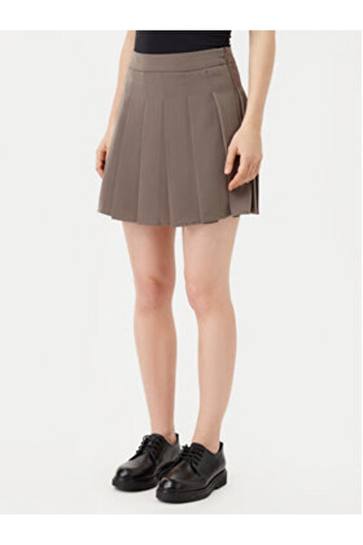 PIECES Γυναικεία Μίνι Φούστα 17154916 Χακί