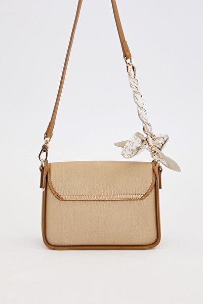 Levidor Green Scarf Tie Detail Shoulder Bag