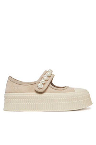 GOE Γυναικεία ημιμπότα μπεζ GOE-RR2N4115 Μπεζ/Μπεζ