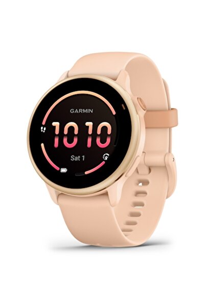 Garmin vívoactive 6 Smartwatch, GPS, 42mm, silicone strap, Pink Dawn/P. Dawn Metallic