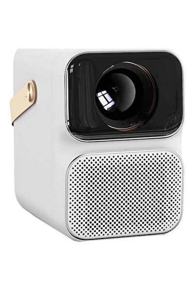 wanbo Proiector portabil T6 Max, 650 lumeni, 1080p, wireless, Android, alb