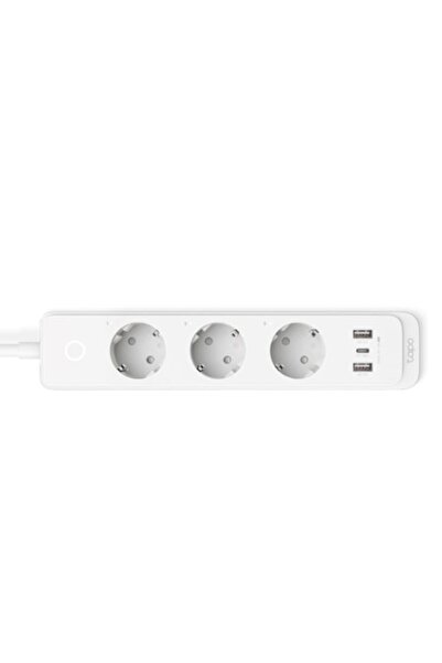 TP-LINK Wi-Fi Smart Power Strip Tapo P300, 3 Schuko Smart Sockets with Independent Control, 2 USB Po