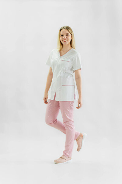 Masstex REDUCERE - STOC LIMITAT - BLUZA MEDICALA ADELA, PASPOAL ROZ PUDRA