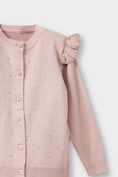 DeFacto Baby Girl 2-Piece Set Knitwear Buttoned Cardigan Bottom (25 Au)