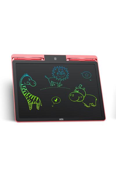 House Pratik HP78 Pilli LCD Ekran Elektronik Yazı Tahtası 16 İnç Kırmızı
