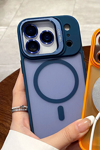 WANNA PROTECT Iphone 17 Pro Max Uyumlu Magsafe Destekli 3 Adet Kamera Lens Ko...