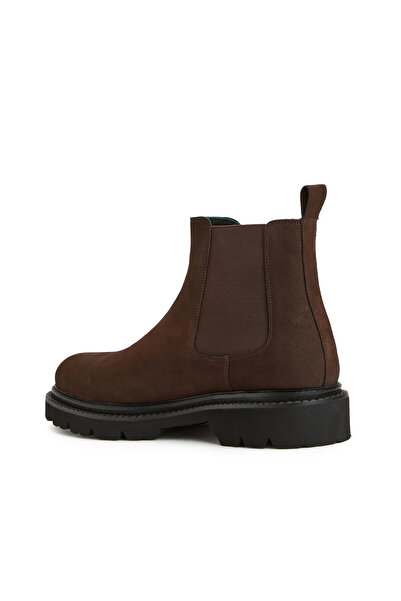 George Hogg Kahverengi Lastik Detaylı Erkek Deri Bot