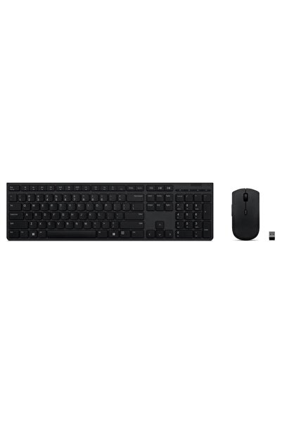 LENOVO Kit Wireless Professional, USB/Bluetooth, 2400 dpi, Black