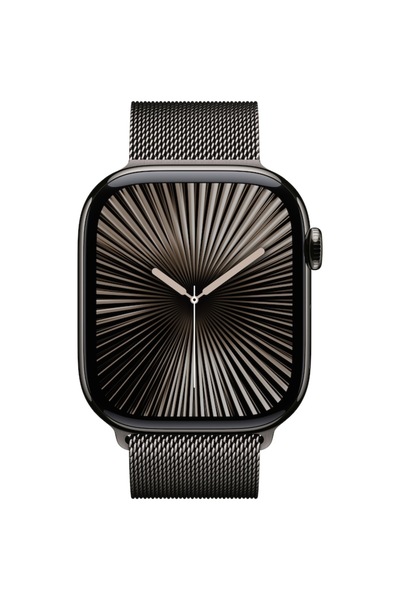 Apple Watch 10, GPS, Cellular, Slate Titanium 46mm, Slate Milanese Loop - S/M