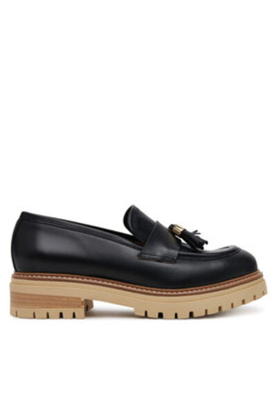 Pollini Γυναικεία Μοκασίνια μαύρα POLLINI-SA10144G1MTC0000 SCARPAD.CENA40 VIT...