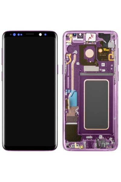 Samsung Ecran tactil Galaxy S9+ G965, cu ramă, violet, Service Pack