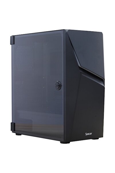 Spacer Κουτί υπολογιστή THUNDER, Mid-Tower, χωρίς τροφοδοτικό, ATX, Μαύρο