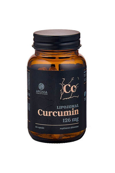Aronia Charlottenburg Curcumină lipozomală – 60 de capsule cu curcumină și ab...