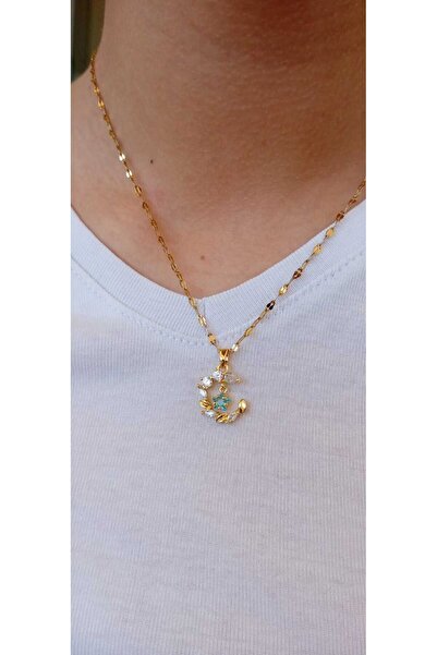 ELSA Çelik Ay modelli kolye