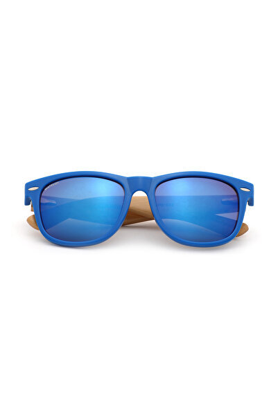MATELOT BLUE EDITION sunglasses, polarized lenses and bamboo wood arms