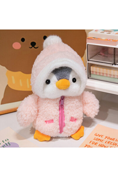 Choice دمية بطريق وردية بطول 25 سم تقريبًا، دمية بطريق إبداعية كاواي بطول 25 ...