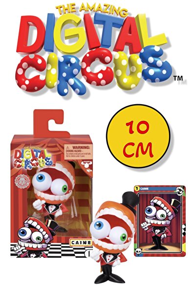 TOYFEST Amazing Digital Circus Caine Vinyl Figür + Koleksiyon Kartı Konuşan Ç...