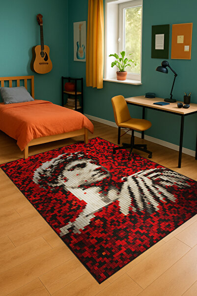 Rugs Modern Halı سجادة مزخرفة عتيقة من MOSSO بنمط تمثال يوناني وقاعدة منسوجة،...