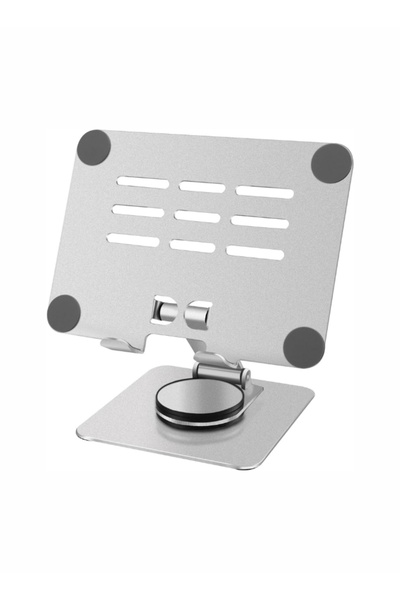 Generic حامل للآيباد قابل للتعديل بزاوية 360 درجة حامل كمبيوتر لوحي قابل للطي لحامل سطح المكتب للآيباد