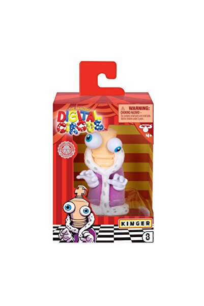 TOYFEST Amazing Digital Circus Kinger Vinyl Figure + Collectible Card Featuring Furry Robe Furry Cloak-10Cm