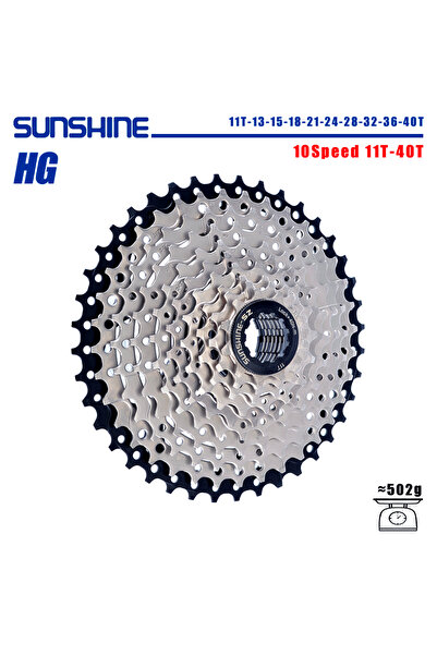 Choice كاسيت دراجة SUNSHINE 10 سرعات 11T-40T 8/9/10/11/12 سرعة ضرس دراجة جبلي...