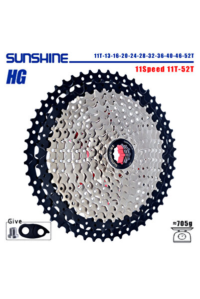 Choice كاسيت دراجة SUNSHINE 11 سرعة 11T-52T 8/9/10/11/12 سرعة، ضرس دراجة جبلي...