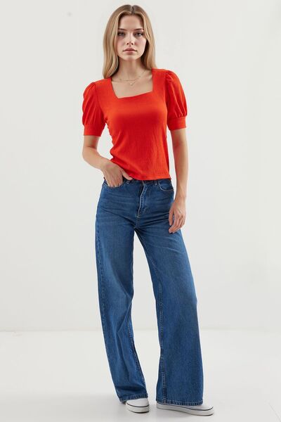 Hiccup Μπλούζα BDART Slim Fit με τετράγωνο γιακά