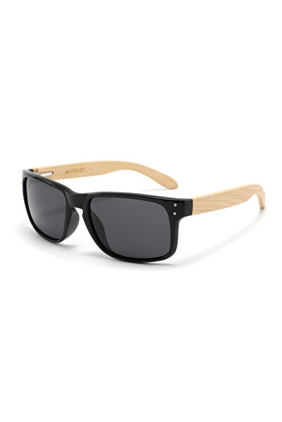 MATELOT BLACK EDITION sunglasses, polarized lenses and bamboo wood arms
