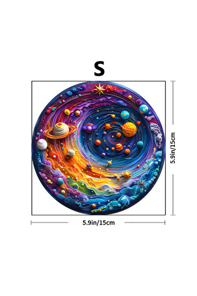 Choice Z157-S A Space Themed Wooden Puzzle Suitable For Adults - Challenging ...