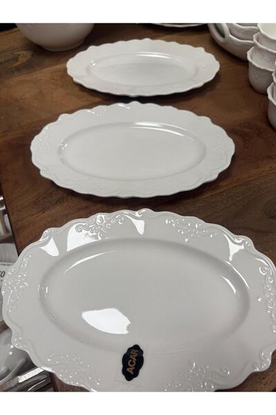 ACAR 3 Pieces King Boat Plate 25 cm