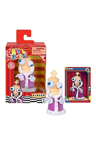 TOYFEST Amazing Digital Circus Kinger Vinyl Figure + Collectible Card Featuring Furry Robe Furry Cloak-10Cm