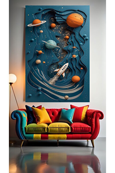 özkacar DESIGNE DE CAMERĂ PENTRU COPII V3 Acasă Perete Salon Salon de înfrumu...