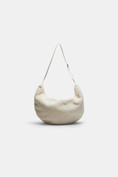 Stradivarius Suni yünlü çapraz askili çanta