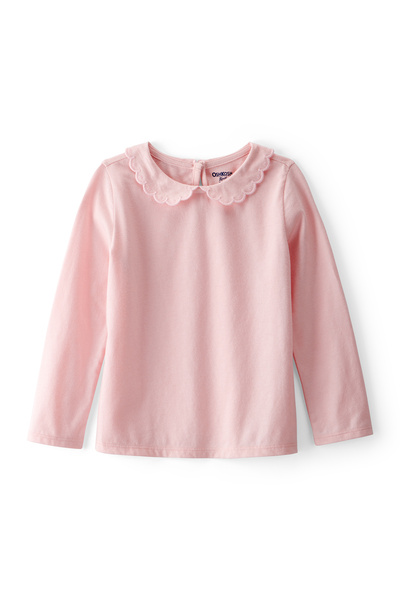 OshKosh Κοριτσίστικο ροζ μπλουζάκι