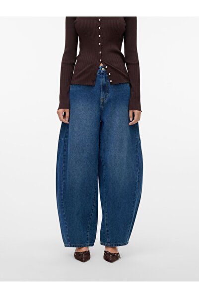 Vero Moda Mom Jeans VMKAITLIN Hohe Taille Barrel Fit Jeans