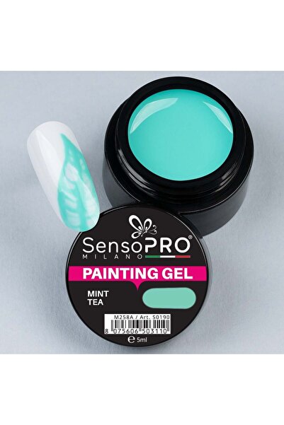 SensoPRO Milano Gel UV pentru unghii, ceai de mentă, 5ml,