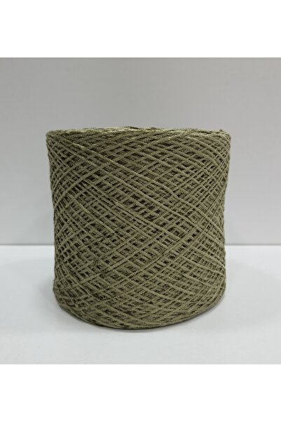 İPLİKOUTLET Yeşil Çok ince Viskon Kadife İp 300 Gram