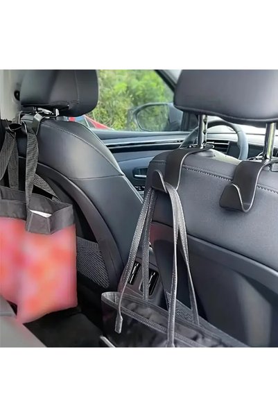 MODA Saşa Auto Solid Patterned Seat Hanger 2 Pieces with 30 kg Carrying Capacity