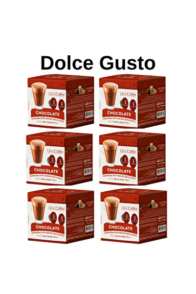 Livy Coffee DOLCE GUSTO Uyumlu Kapsül Kahve Chocolate 6 Paket