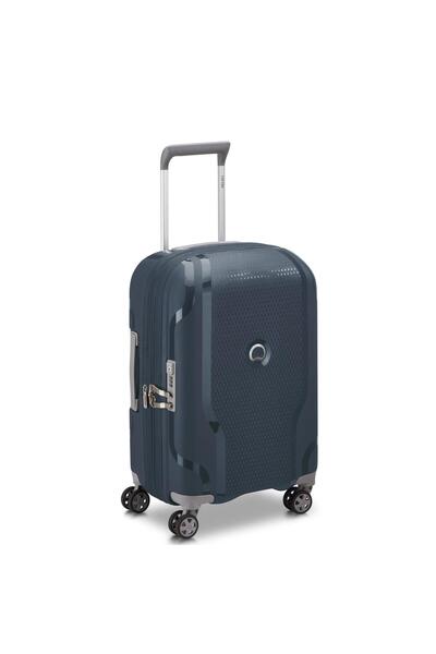 Delsey Clavel 4 Wheel Hard Trolley, 82 cm, Blue Jean