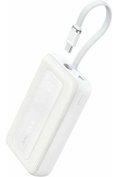 Anker externá batéria 20000 mAh 30W kábel USB-C, biela