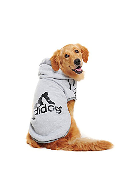 fara marca Hanorac pentru catei gri L 30 cm lungime