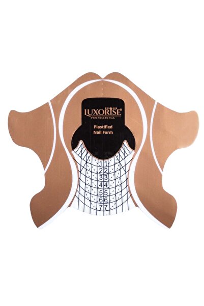 LUXORISE Șabloane pentru unghii cu gel laminat, 50 buc.