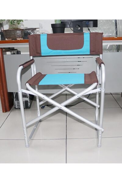 BİNDAWOOD كرسي شاطئ قابل للطي - بني