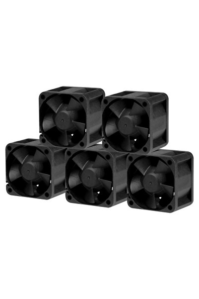 Arctic Ventilátor S4028-6K, čierny, balenie 5 ventilátorov, čierny