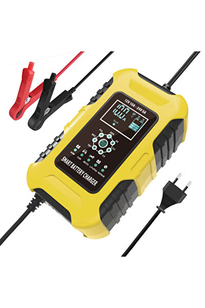 Choice شواحن بطاريات السيارات FOXSUR 12 فولت 10 أمبير 24 فولت 5 أمبير EU 12 ف...