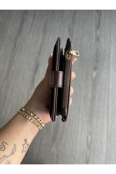 yako Coco Women's Wallet – Zippered Coin Compartment, Multi-Pocket, Leather Look Card Holder (12.5 × 10.5)