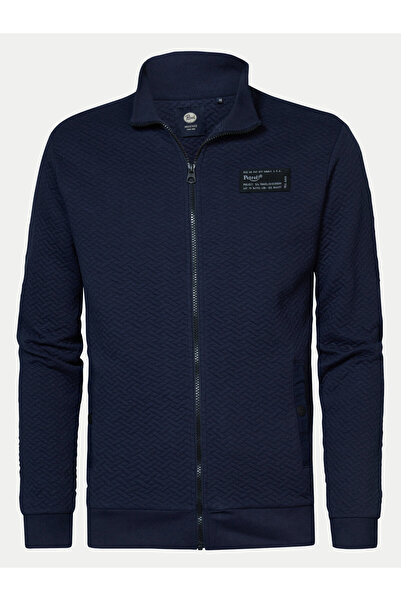 Petrol Industries Ανδρικό Φούτερ M-1040-SWC316 Μπλε σκούρο