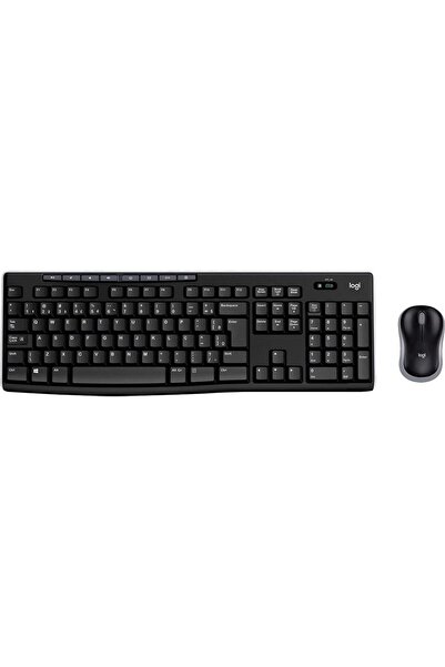 logitech Σετ πληκτρολογίου και ποντικιού MK270, ασύρματο, QWERTY US, μαύρο, USB 2.0